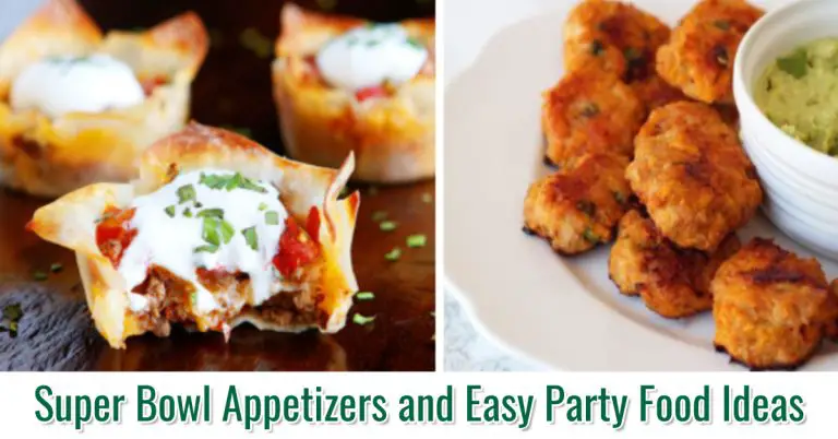 Super Bowl Party Food ideas - Easy Appetizers for gootball parties or any get-together #easyrecipes #easyappetizers