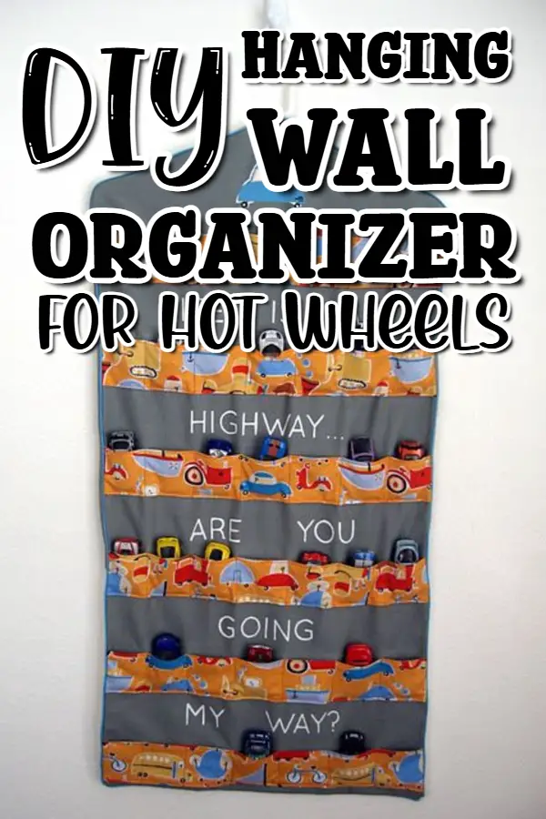 DIY Hanging Wall Organizer For Hot Wheels