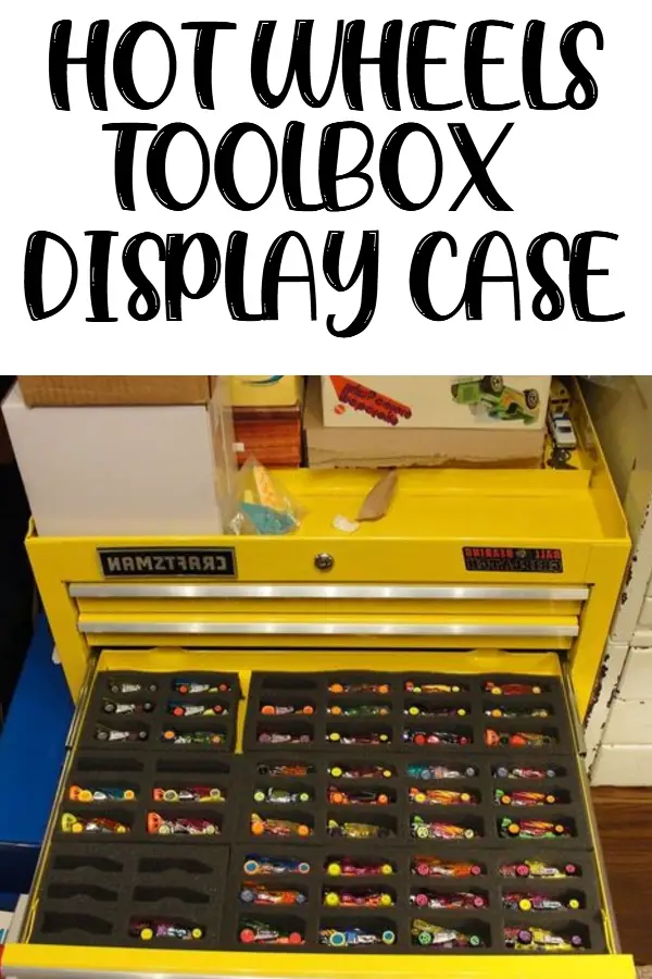 DIY Hot Wheels Toolbox Display Case - Toy Car Storage Ideas