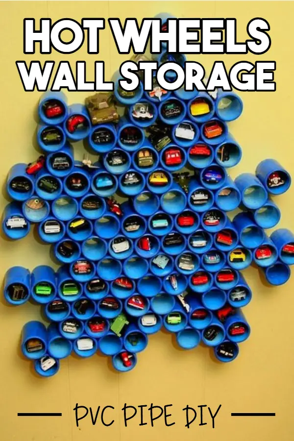 DIY Hot Wheels Wall Storage Using PVC Pipe