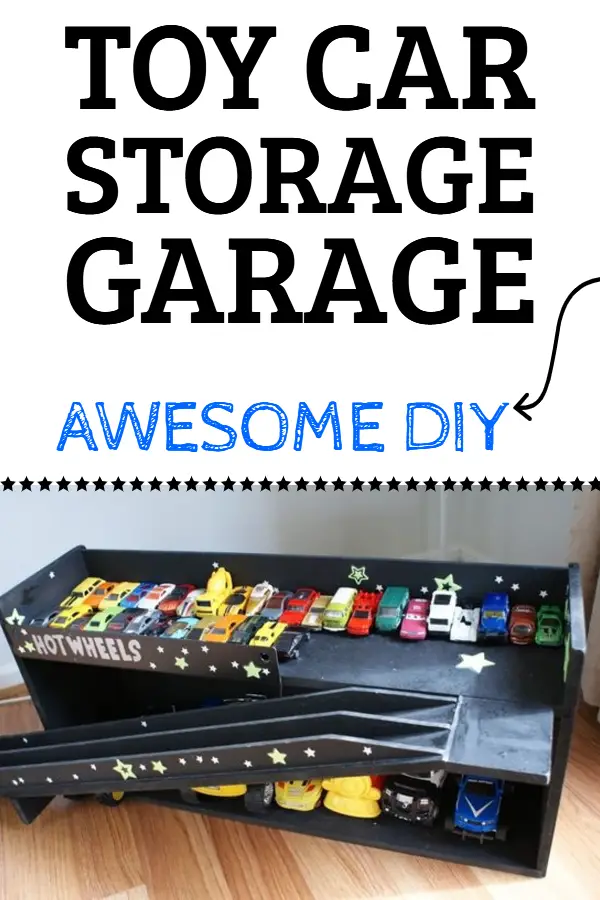 Creative DIY Toy Car Garage For Cars Of All Sizes