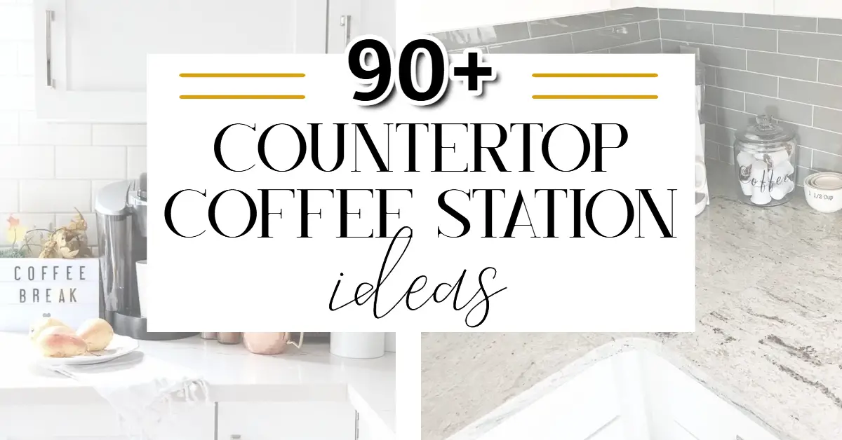 90+ Kitchen Countertop Coffee Station Design Ideas and Inspiration