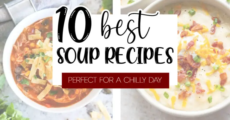 10 best soup recipes that are perfect for a chilly day!