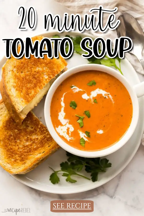 20 Minute Tomato Soup Recipe