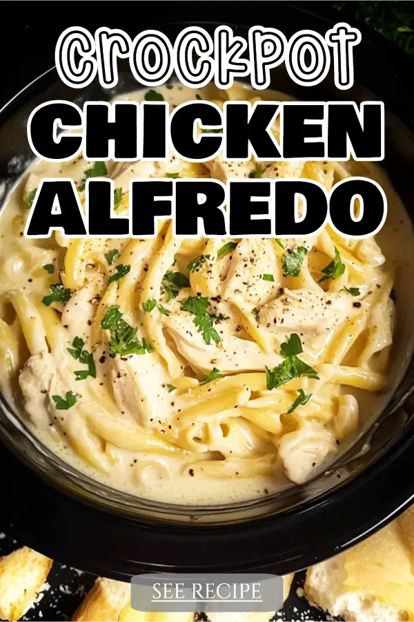 Crockpot Chicken Alfredo Pasta Recipe