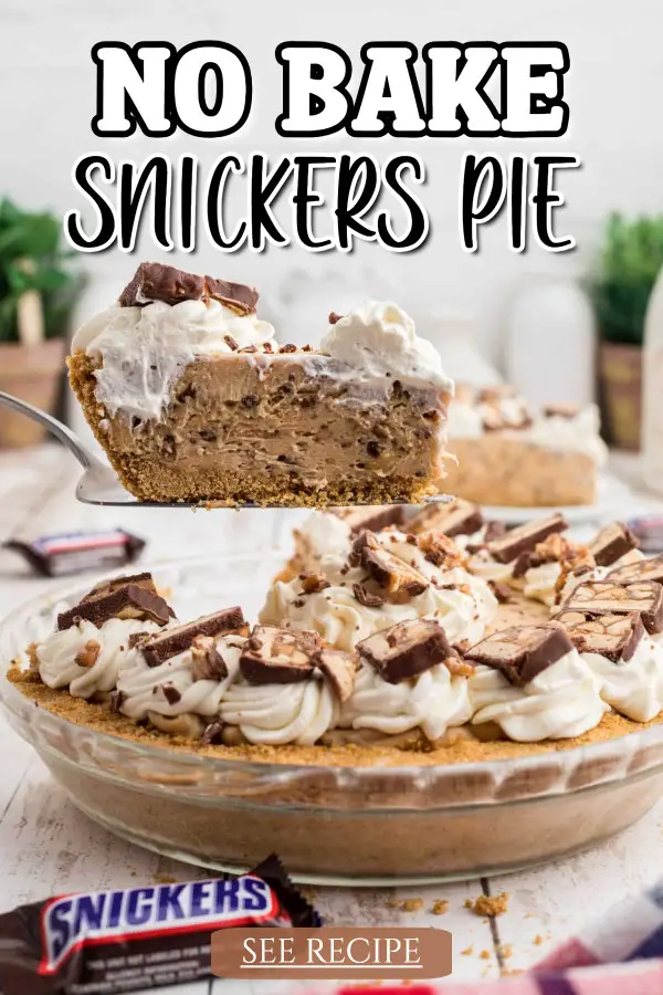 No Bake Snickers Pie Recipe