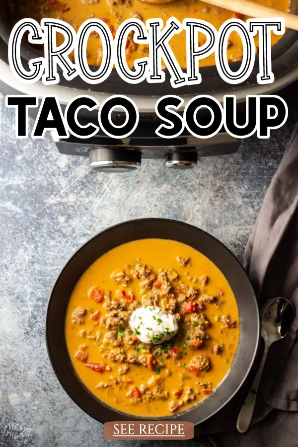 Easy Crockpot Taco Soup Recipe