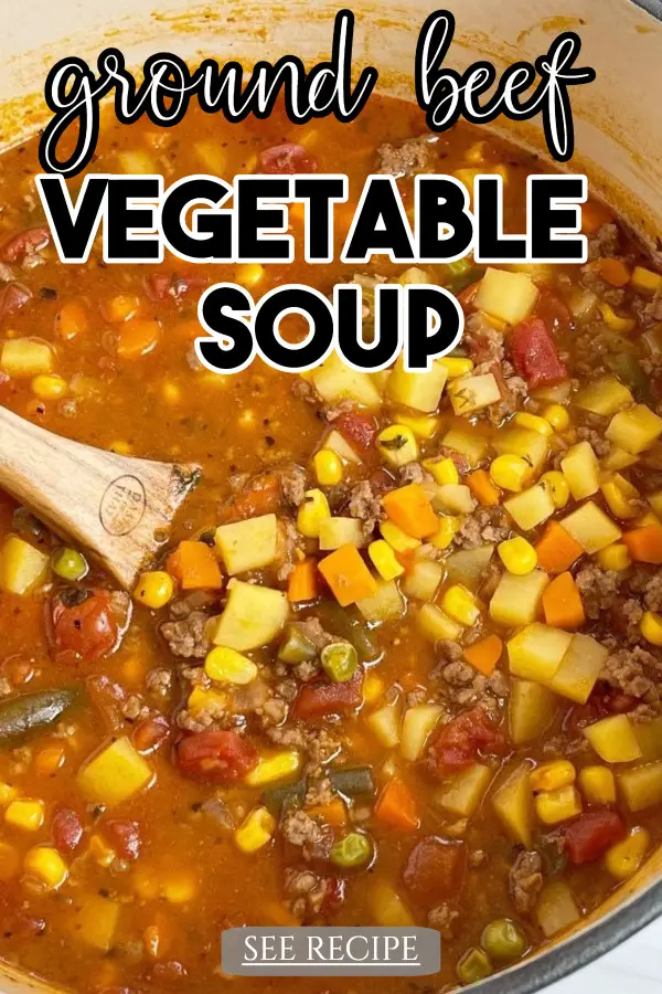 Easy ground Beef Vegetable Soup Recipe