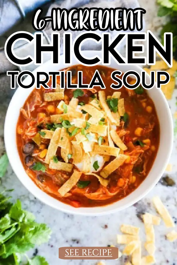 Easy Chicken Tortilla Soup Recipe