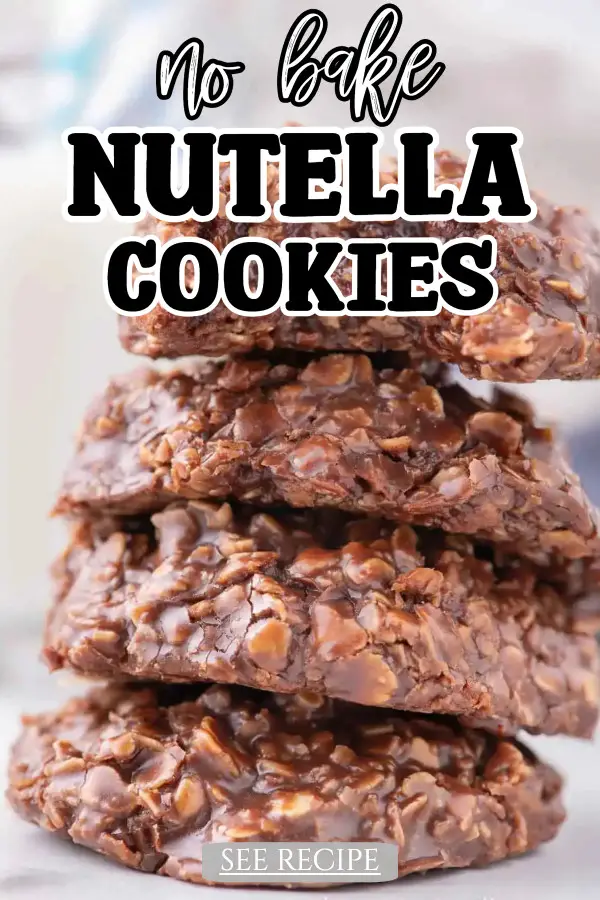 No Bake Nutella Cookies