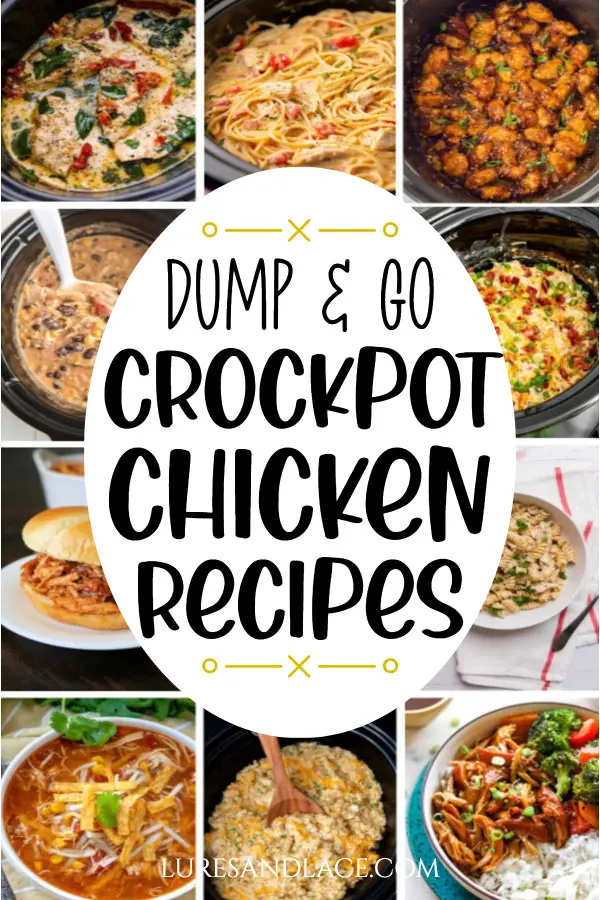 Easy Dump and Go Crockpot Chicken Dinner Recipes