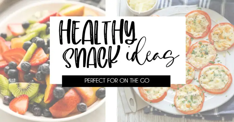 Quick and Easy Healthy Snack Ideas