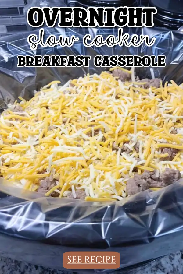 Overnight Slow Cooker Breakfast Casserole Recipe