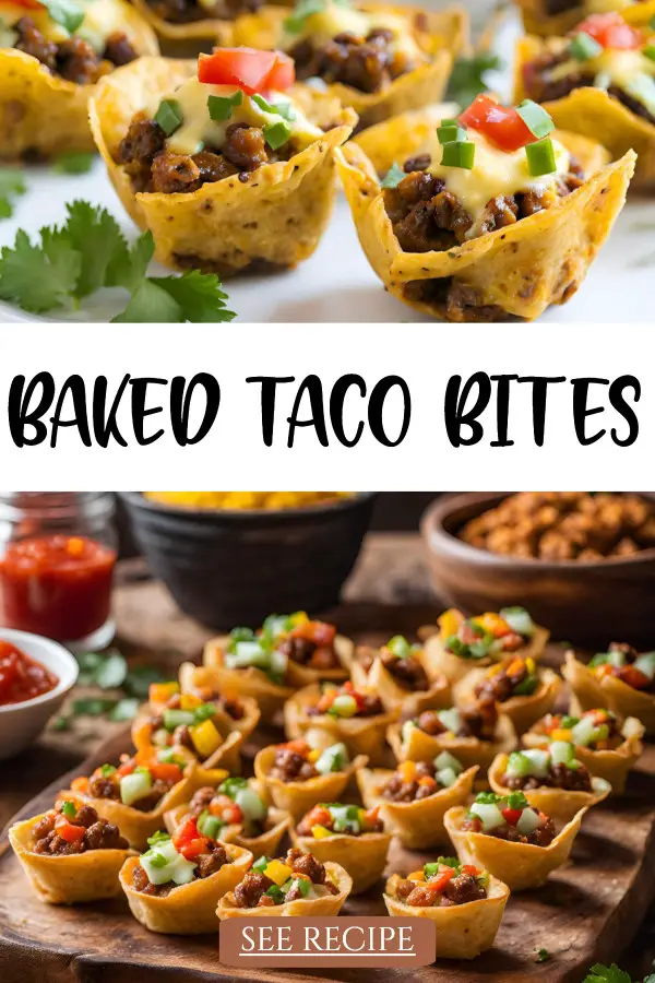 Bite-Sized Baked Taco Bites