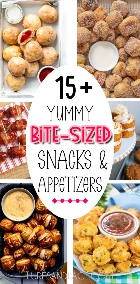 15+ Yummy & Easy Bite-Sized Appetizers and Snack Ideas