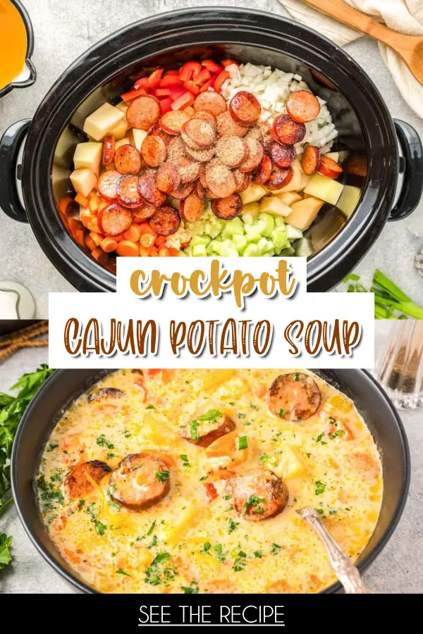 Crockpot Cajun Potato Soup