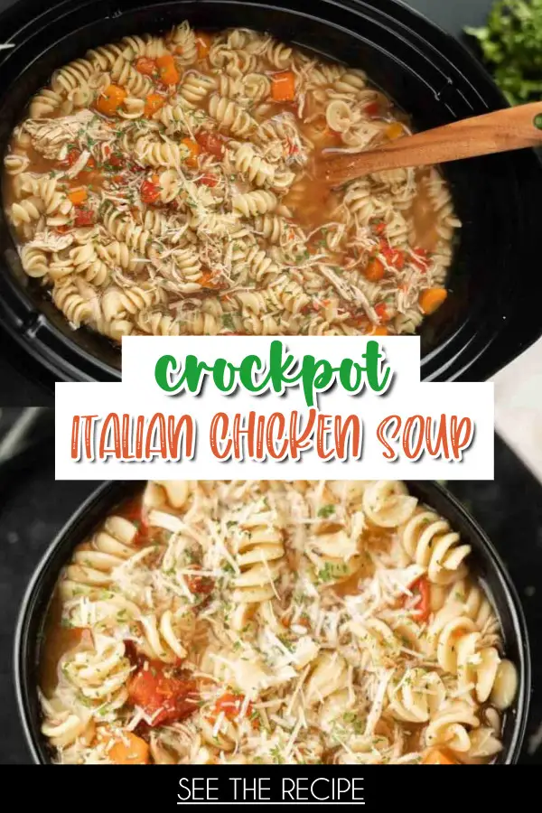 Crockpot Italian Chicken Soup