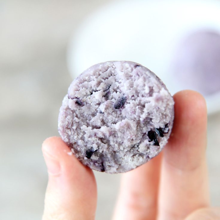 Image for Blueberry Cheesecake Protein Balls Recipe (Healthy Low Carb Energy Bites)