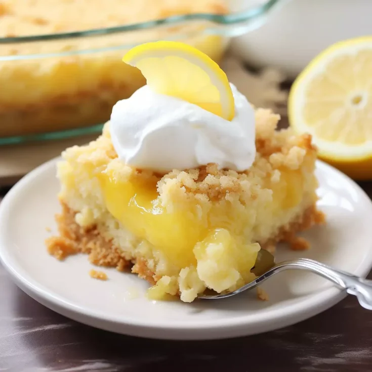 Image for Lemon Cream Cheese Dump Cake
