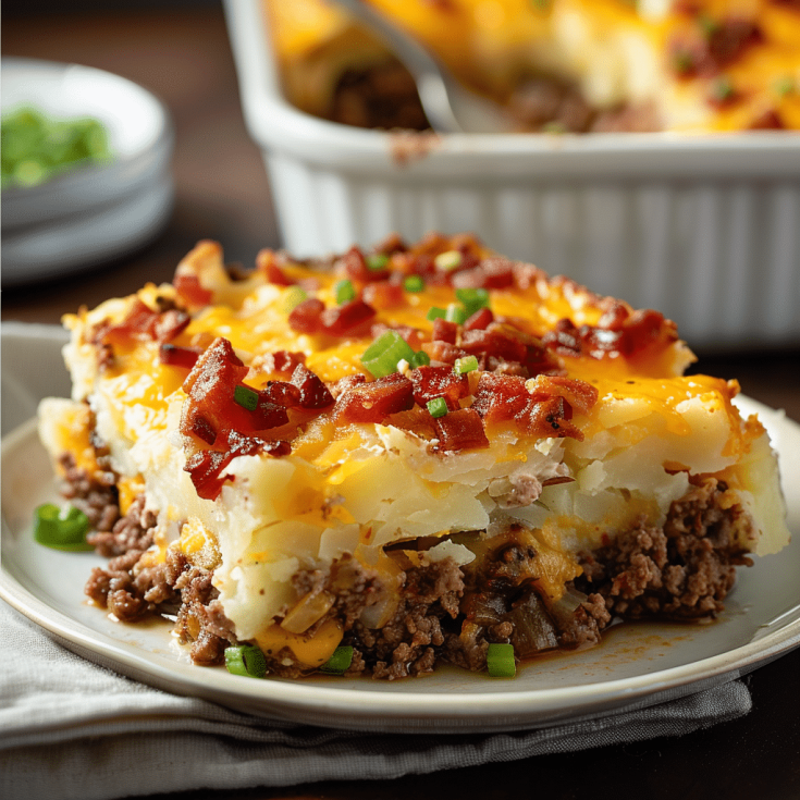 Image for Loaded Potato And Meatloaf Casserole