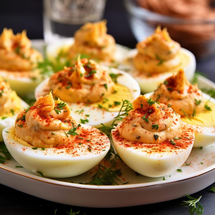 Image for Savory Cajun Shrimp Deviled Eggs Recipe