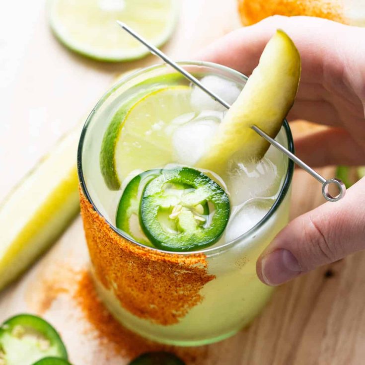Image for Spicy Pickle Margarita
