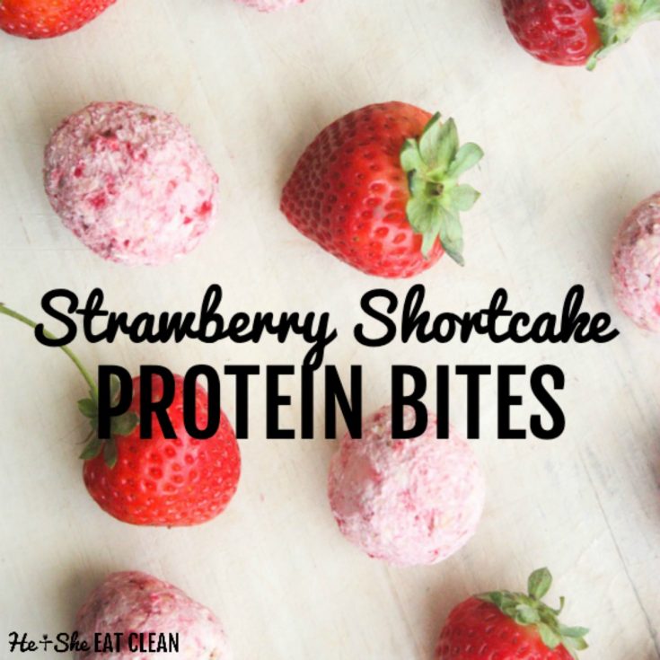 Image for Strawberry Shortcake Protein Bites