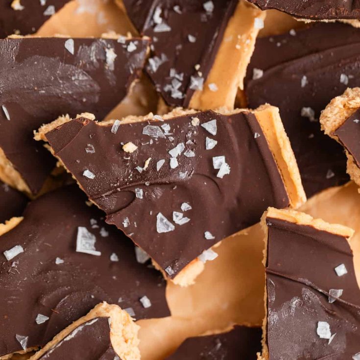 Image for 10 Minute Peanut Butter Chocolate Greek Yogurt Bark