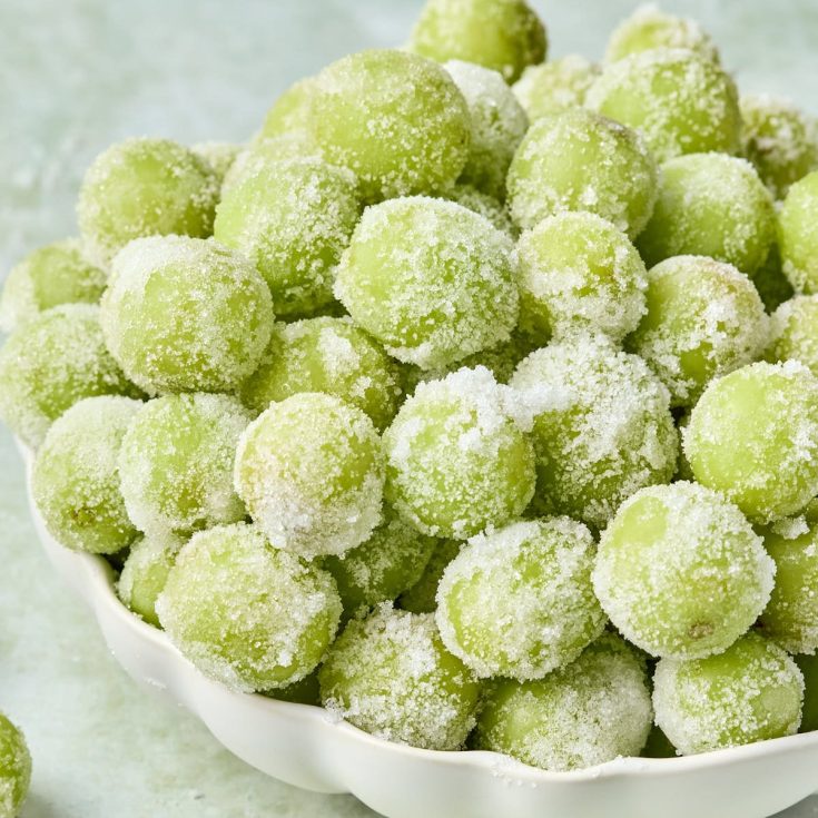 Image for 3-Ingredient Healthy Sour Candied Frozen Grapes