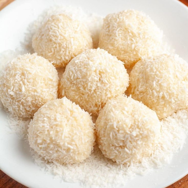 Image for No Bake Coconut Balls (2-ingredients)