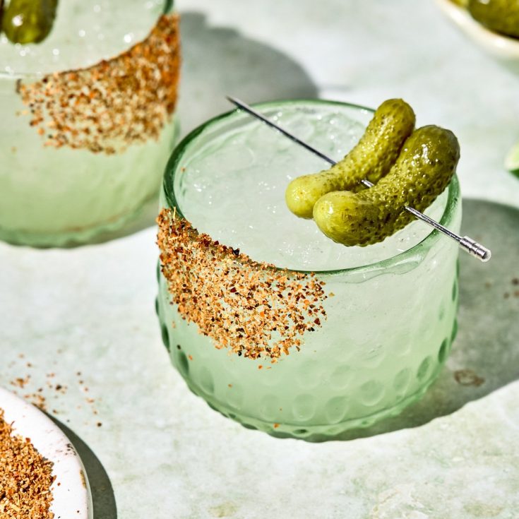 Image for Spicy Pickle Margarita Mocktail or Cocktail