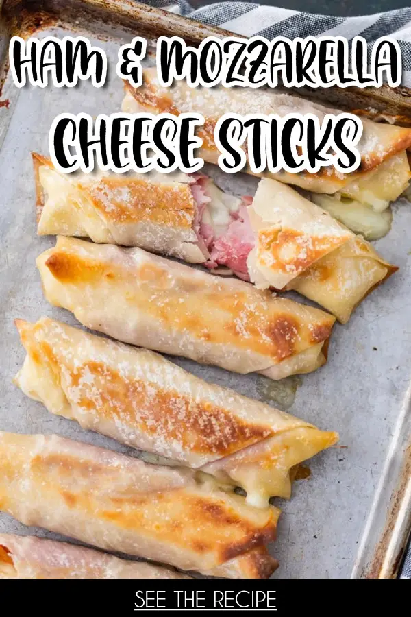 Ham and Mozzarella Cheese Sticks