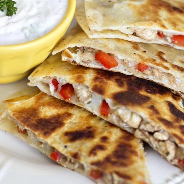 Image for Italian Chicken Quesadillas