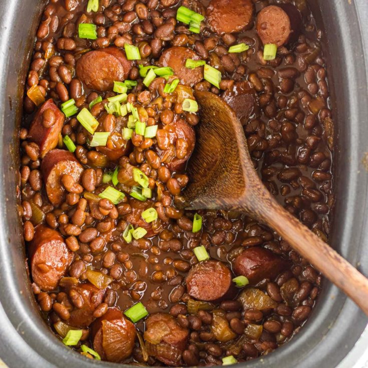 Image for Best Kielbasa and Baked Beans Slow Cooker Recipe