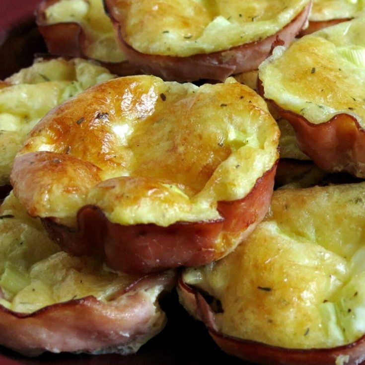 Image for Ham Quiche Cups {Low-carb, Gluten-free}