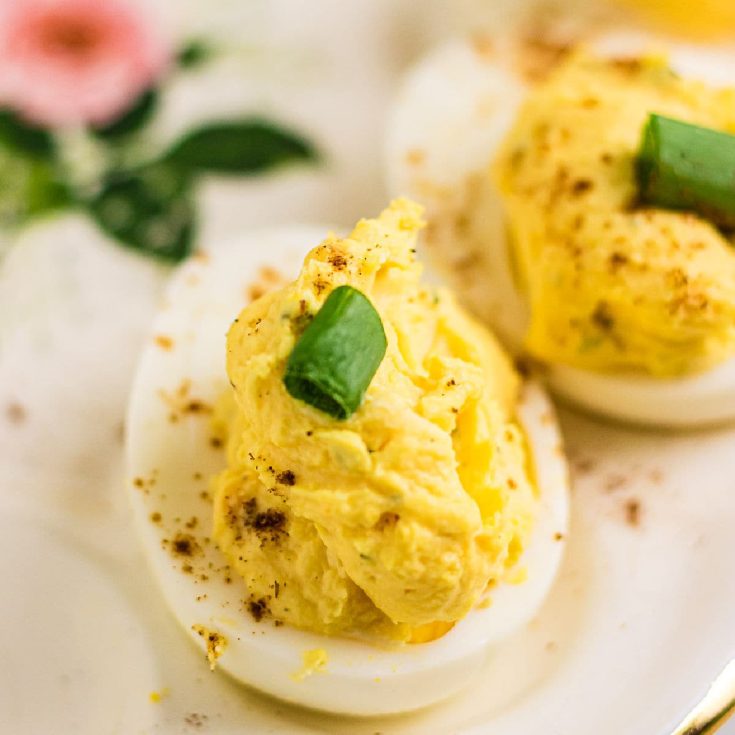 Image for Best Ranch Deviled Eggs Recipe with Cream Cheese