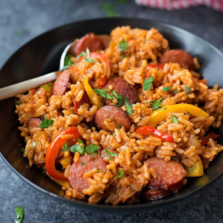 Image for Sausage and Rice Skillet