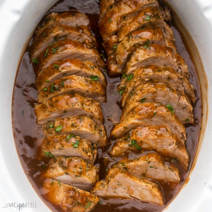 Image for Glazed Slow Cooker Pork Tenderloin recipe