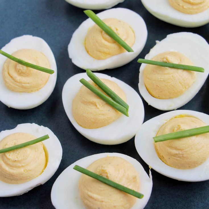 Image for Spicy Goat Cheese Deviled Eggs