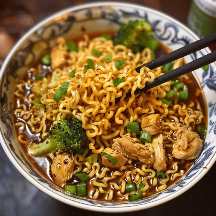 Image for Chicken Ramen Noodle Dump Dinner Recipe -