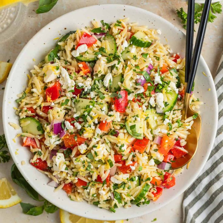 Image for Easy Lemon Orzo Salad With Feta