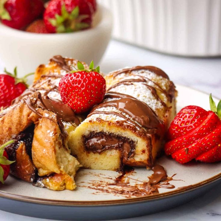 Image for Nutella French Toast Casserole - 5 ingredients