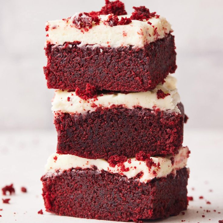 Image for Red Velvet Brownies with Cream Cheese Frosting