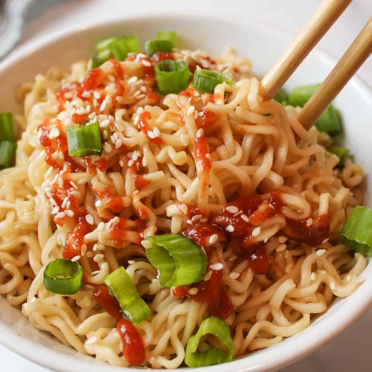 Image for Sesame Garlic Ramen Noodles