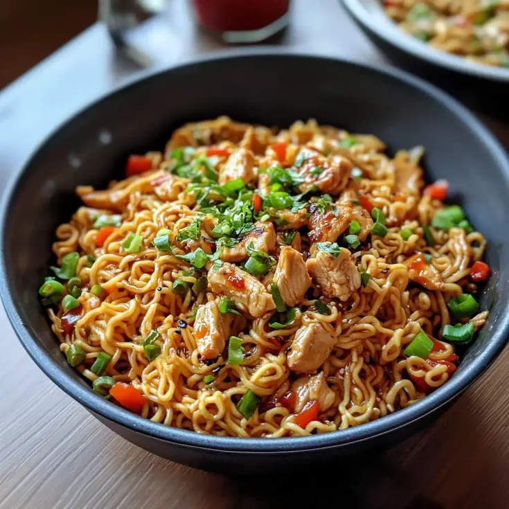Image for Quick & Tasty Chicken Ramen Stir Fry Recipe
