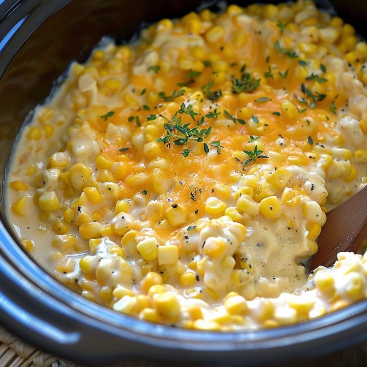 Image for Slow Cooker Cheddar Corn
