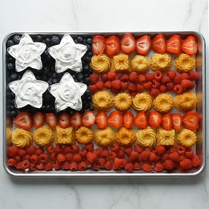 Image for Mini Bundt and Fruit Flag Sheet Pan Tray