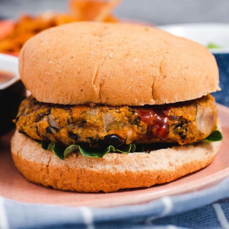 Image for Sweet Potato Black Bean Burgers
