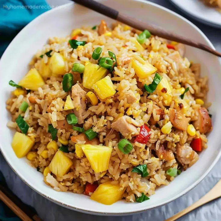 Image for Delicious Pineapple Chicken And Rice Recipe | A Tropical Dinner Idea
