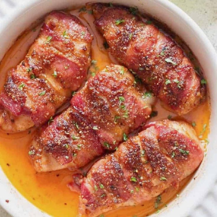 Image for Super Easy Bacon Wrapped Chicken Breasts